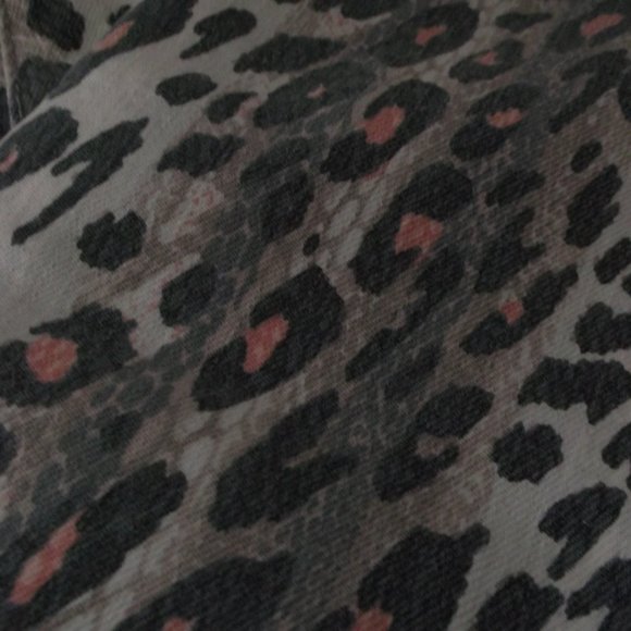 NWT - Joe's The Charlie High Rise Skinny Ankle Animal Print Jeans  Size 23 - Picture 4 of 14